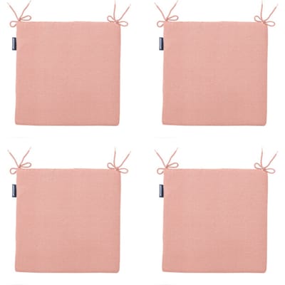 Madison - Zitkussen Napels salmone - Ca. 40x40 cm - Set van 4