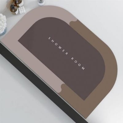 Technologie Doek Badkamer Absorberende Antislip Mat Diatomeeënaarde Sneldrogende Voetmat Huishoudelijke Badkamer Deurmat 40X60CM