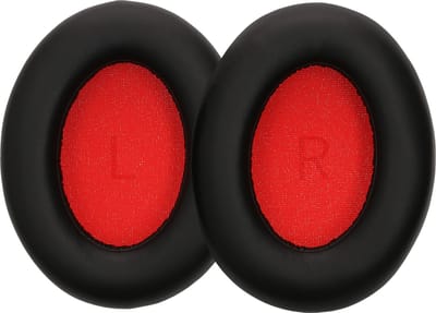 kwmobile 2x oorkussens geschikt voor 1More SonoFlow / SonoFlow SE - Earpads voor koptelefoon in zwart