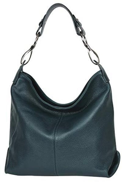 Italian leren schoudertas hobo tas voor dames