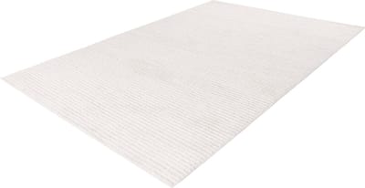 Lalee Lotus vloerkleed geometrisch tapijt bohemienstijl scandinavisch karpet hoog laag polig 80x150 cm ivory gebroken wit