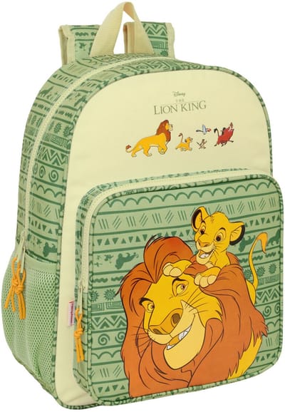 The Lion King - Rugzak - Mufasa Groen Beige 33 x 42 x 14 cm