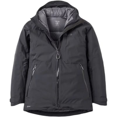 Ski Jas Rab Women Optical Down Jacket Black-M