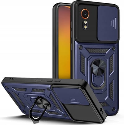 Hoesje geschikt voor Samsung Galaxy Xcover 7 - Techsuit Camshield Back Cover - Blauw