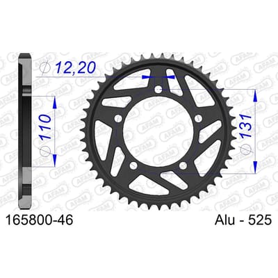 Tandwiel Afam 525 46 dents