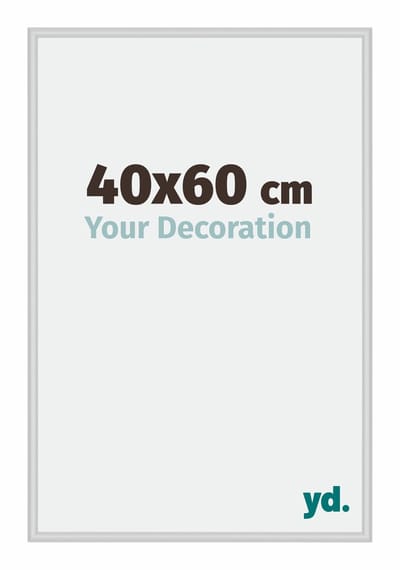 Your Decoration - Fotolijst 40x60 cm - Aluminium - Zilver Mat - Miami