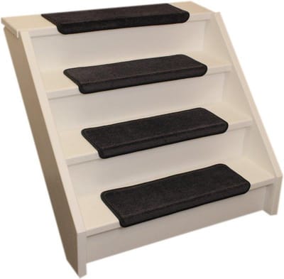 Elite Trapmatten - 15 stuks - Elite-Soft Antraciet - 56x17x3,5 - Rechthoekig