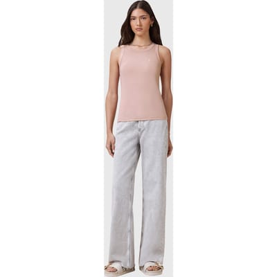 AllSaints Rina Ramskull Tank Rose Dust Pink Taglia: XS | Canottiere Outlet | Donna | Rosa