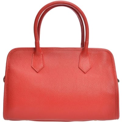 Anna Luchini Rood Rundleer Tas