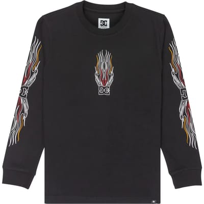 Kinder-T-shirt met lange mouwen DC Shoes Burnt Out