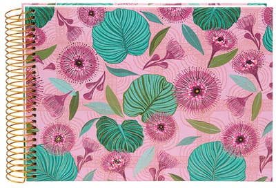 Goldbuch - Spiraalalbum Tropical Leaves - 24x17 cm - Roze