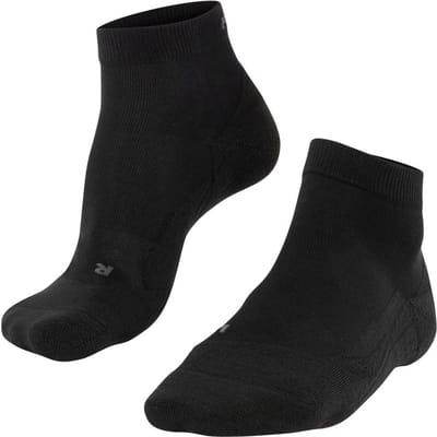FALKE GO2 Short anti-blaar katoen functioneel materiaal golfsokken heren zwart - maat 39-41