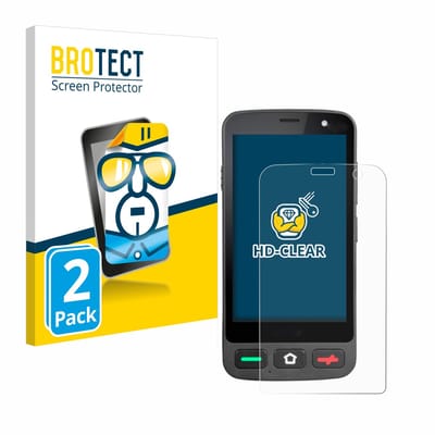 BROTECT - Screenprotector voor Brondi Amico Pocket - Folie Beschermfolie transparant 2 Stuks