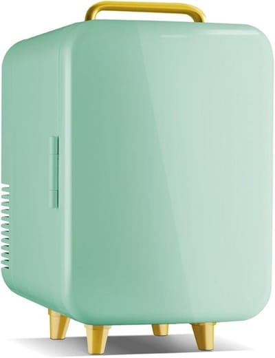 Mini Koelkast - Persoonlijke Koeler - Cosmetica Bewaren - Stil Werking - 8 Liter - Groen