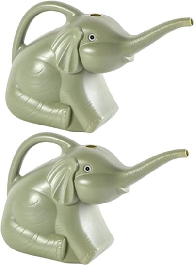 Olifant Gieter - Waterkoker Planten - Binnen en Buiten - Lange Nauwkeurige Tuit - 2 Liter Capaciteit - Lichtgroen