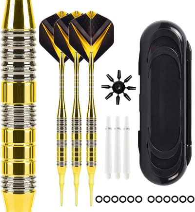 Professionele Soft Dartpijlen Set 21 Gram met Kunststof Punt - 3 Stuks voor Elektronisch Dartbord