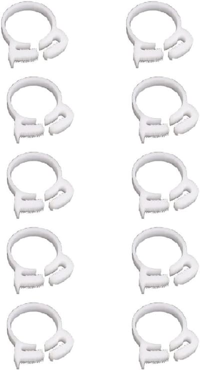 Set van 10 Verstelbare Slangklemmen met Dubbele Snap Handgreep, Robuuste en Duurzame Klemmen voor Slangen, Ideaal voor Aansluitingen, Bevestigingen en Afsluitingen (9.1-10.2mm)
