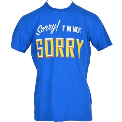 Sorry Graphic T-shirt