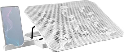 DD® Laptop Cooler - Laptop Standaard - Laptopkoeler - 33x3x25cm - Wit