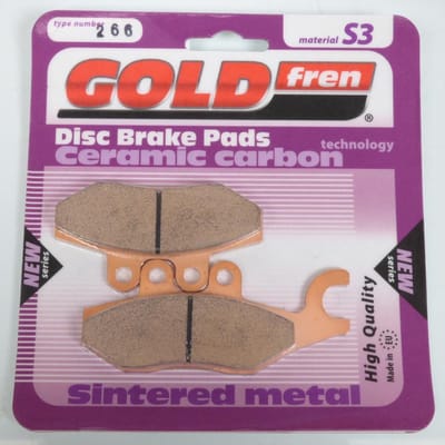 Plaquette de frein Gold Fren pour Scooter Piaggio 125 Medley S ABS 2016 à 2018 ARD Neuf
