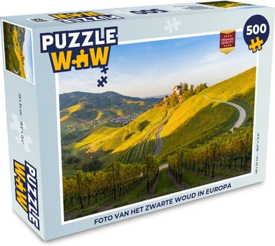 Puzzel Foto van het Zwarte Woud in Europa - Legpuzzel - Puzzel 500 stukjes
