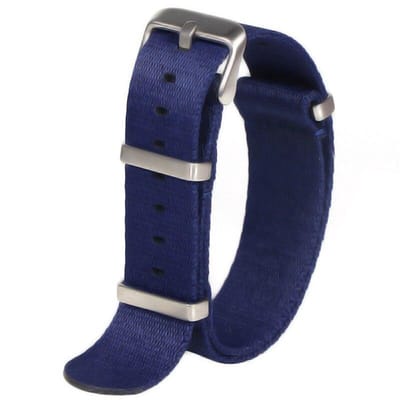20mm Nato Strap - Vintage James Bond - Nato Strap collectie - Mannen - Horlogebanden - Universeel o.a. Seiko Rolex Citizen Tag Heuer Casio Tudor Omega - BLAUW