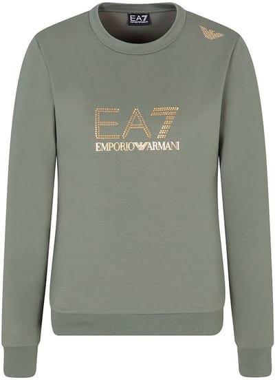 Ea7 Emporio Armani 8ntm45_tj9rz Sweatshirt Groen XS Vrouw
