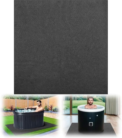 Vloerbeschermingsmat voor zwembad - zwembadmatten - beschermvloer - 200 cm - zwembadonderlegger - outdoor whirlpools - vierkant