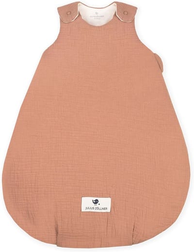 Gevoerde Babyslaapzak Mousseline 2,5 TOG - Katoen, Oeko-Tex, Gr. 62/68
