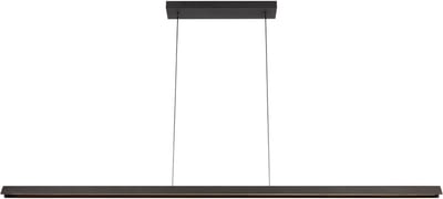 Lucide FELSTED - Hanglamp - LED Dimbaar - CCT - 1x28W 2200K/4000K - Zwart | Vibes - Japandi