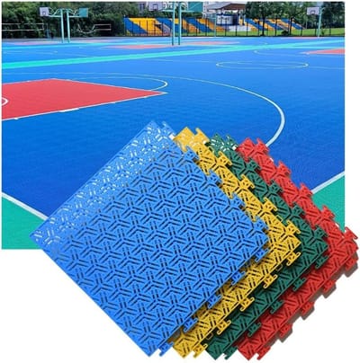 Modulaire Vloertegels - In elkaar grijpende Tegels - Sportveld Aanleggen - Snel Waterafvoerend - 30.48 cm - Meerdere Kleuren
