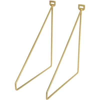Duraline Plankdrager Dun Ongepolijst Messing 5mm 24x26,5cm