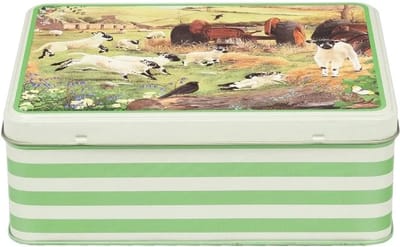 Blik Schaapjes 19,5x15,5x7,5cm