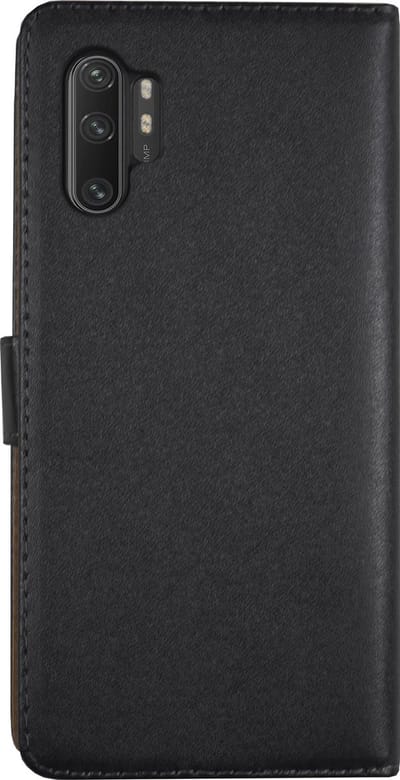 BMAX Leren book case hoesje geschikt voor Xiaomi Mi 10 Pro / Lederen book cover / Beschermhoesje / Telefoonhoesje / Hard case / Telefoonbescherming - Zwart