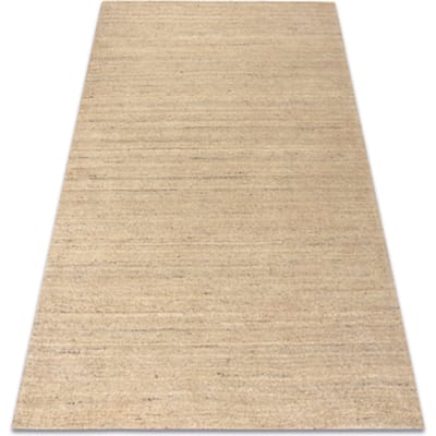 Kleden Rugsx Wollen tapijt BERBER LOOM zand beige - 70x140 cm