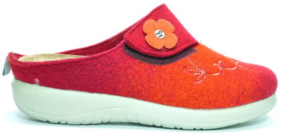 Fly Flot Pantoffel Steunzolen Rosso maat 36