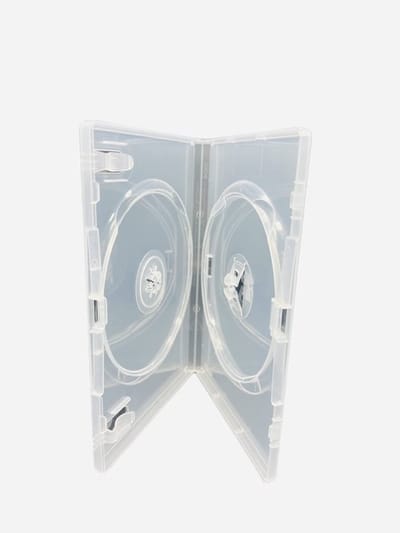 Allecto - Dvd Houder - 5 x Amaray Double Clear Dvd Case - 14mm