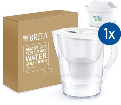 BRITA Waterfilterkan Marella XL - 3,5L - Wit - incl. 1 MAXTRA PRO Pure Performance Waterfilterpatronen - Duurzaam Verpakt
