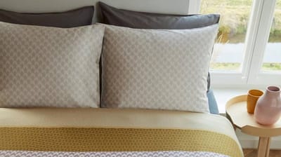 Beddinghouse Erland Dekbedovertrek - Tweepersoons - 200x200/220 cm - Geel