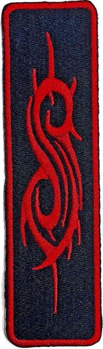 Slipknot - Black Tribal Sigil Patch - Rood/Zwart