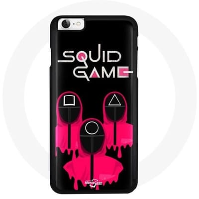 Coque de téléphone - Maniacase - Iphone 4 - Masque Squid Game - Souple - Protection contre les chocs noir