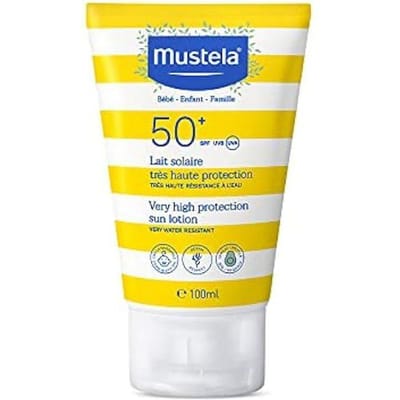 Zonnecrème - MUSTELA - SPF50+ - 100 ml - Hypoallergeen - Babybescherming
