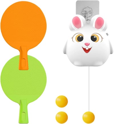 Deur Pong Spel - Tafeltennis Trainer - Hand-Oog Coördinatie Trainen - Verstelbare Hoogte - 182 x 126 x 84 cm