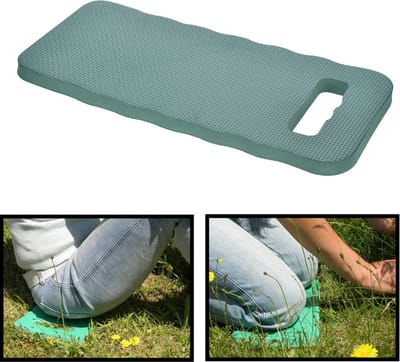 Kniekussen tuin - Kniebescherming - Kussen voor onder de knie - Kniemat - Zacht - Groen - 40.5 x 18 x 2 Cm.