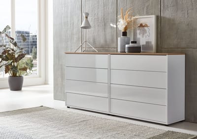 Dailygoods - Commode Milaan Set 1 - Dressoir met Hoogglans Afwerking