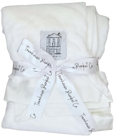 Luxe Zachte Babydeken met Satijnen Rand - Kinderwagendeken en Babygeschenken - 74 cm x 89 cm