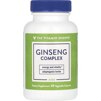The Vitamin Shoppe, Complexe de Ginseng, 60 Gélules Végétales
