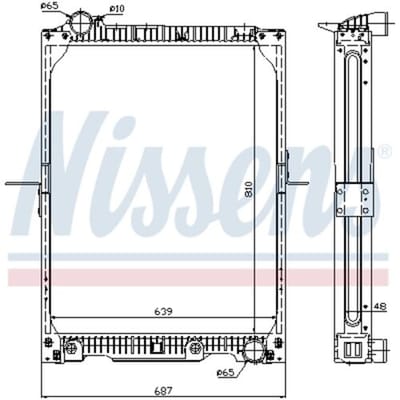Radiator NISSENS 62646A