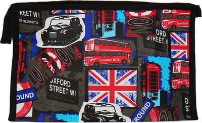 Royal London Theme Cosmetic Bag - 24 x 15 x 7 cm