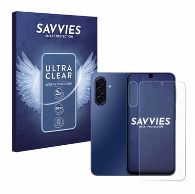 Savvies - Screenprotector voor Samsung Galaxy A17 5G (Voor+Camera) - Folie Beschermfolie transparant 18 Stuks